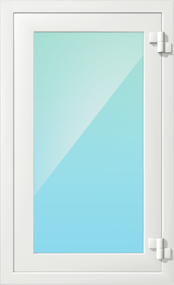 Одностворчатое алюминиевое прямоугольное окно EIW-60 Одностворчатое алюминиевое прямоугольное окно EIW-60