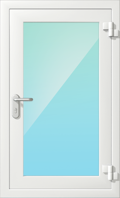 Одностворчатое алюминиевое прямоугольное окно с ручкой EIW-60 Одностворчатое алюминиевое прямоугольное окно с ручкой EIW-60