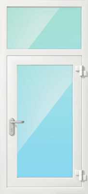 Одностворчатое алюминиевое прямоугольное окно с ручкой и верхней вставкой EIW-60 Одностворчатое алюминиевое прямоугольное окно с ручкой и верхней вставкой EIW-60