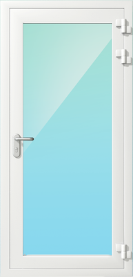 Однопольная алюминиевая противопожарная дверь EIW-60 Однопольная алюминиевая противопожарная дверь EIW-60